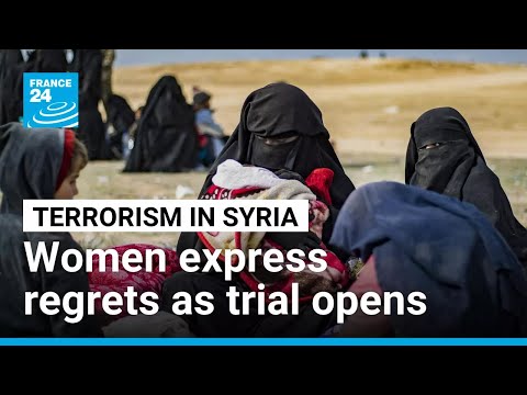 YouTube video thumbnail: Women Accused of Syria Terrorism Conspiracy Express 'Deep Regret' as Paris Trial Opens