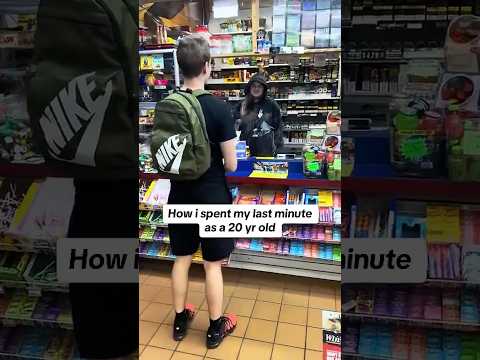 How i spent my last minute as a 20 year old #beer #21 #gasstation #age #birthday