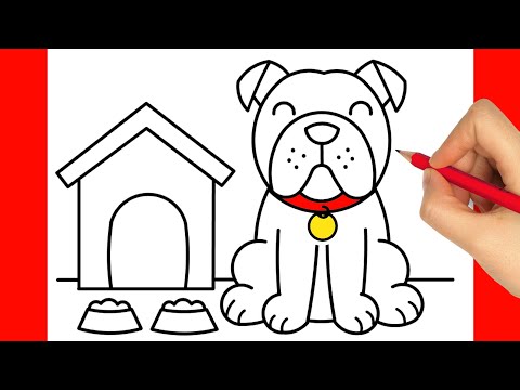 HOW TO DRAW A DOG EASY