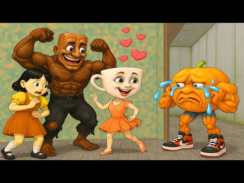 Hulk Tung Tung Sahur x Udin Din Dun Fall in Love Ballerina Cappuccina | funny horror animation