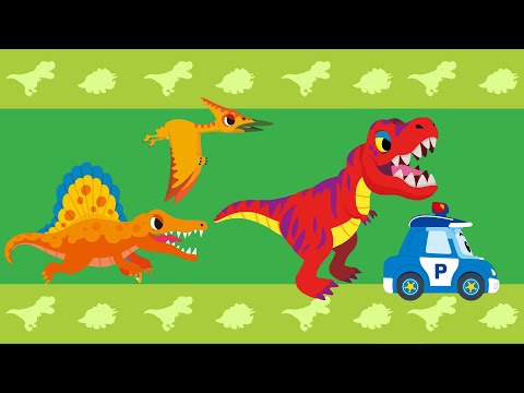 Dinosaur Friends│POLI 10 Minute Songs│Dinosaur Song│Tyrannosaurus│Robocar POLI - Nursery Rhymes