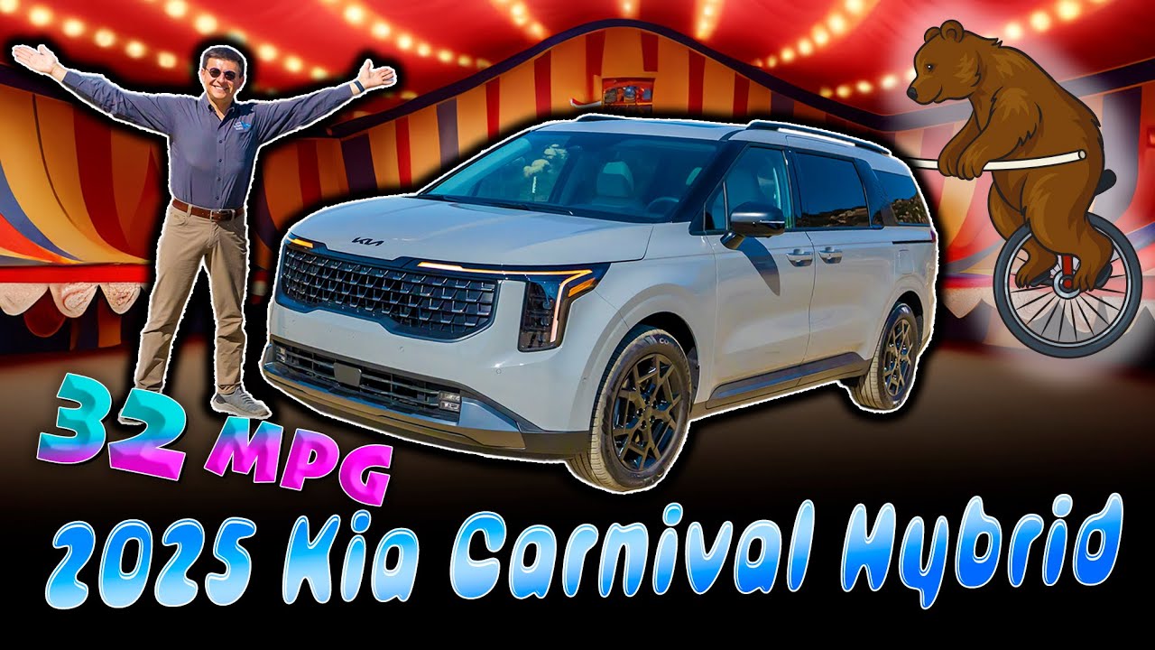 2025 Kia Carnival Hybrid Review - The Un-Minivan Gets More Efficient