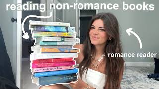 romance reader reads non-romance books for a week...