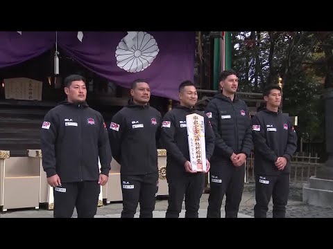 三重ホンダヒート 本拠地予定の宇都宮で勝利を祈願