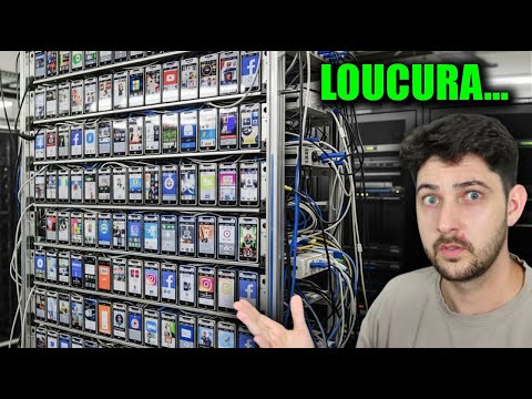 É ASSIM QUE CRIAM VISUALIZAÇÕES FAKE E MANIPULAM AS REDES SOCIAIS! PHONE FARM