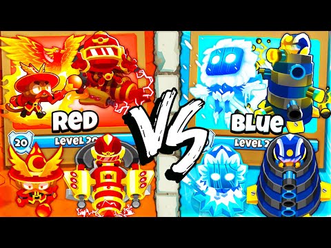 RED vs BLUE Towers in BTD 6!