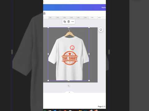 T-shirt design and canva #t-shirt #youtubeshorts #youtube