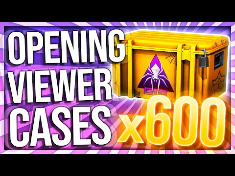OPENING 600 OF MY VIEWER'S CASES (AND GIVING THE SKINS BACK)
