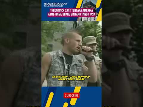 Throwback ketika tentara amerika rame-rame buang tanda jasa 🇺🇸🎖️🏅 #shorts #tentara #amerika
