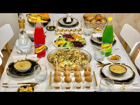 عرضة راقية لأحلى ناس 🥰 شاركتكم كل الوصفات .. مملحات بريستيج ..غرتان البطاطا المحشية ..خبز الجبن…