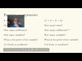Linear and Non-Linear Expressions