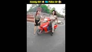 Scooty Girl 😂 Vs Police 🔥 Crazy Police Without Helmet | Chalan Kato | Super Bike Zx10r