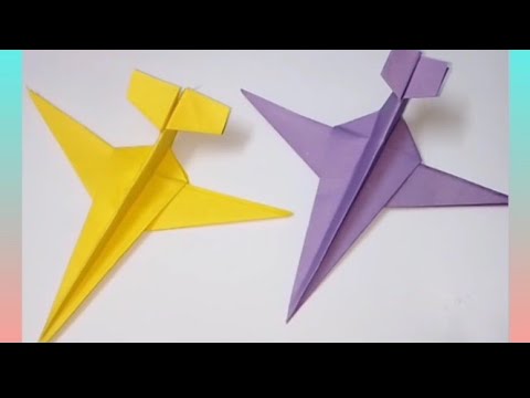 Cute paper Airplane making for little kids /easy kids creativity /paper crafts/art activities