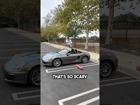 Skating over a PORSCHE?! #skateboarding #sk8 #skate #shorts