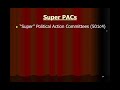 Campaign Finance Regulations and Super PACs