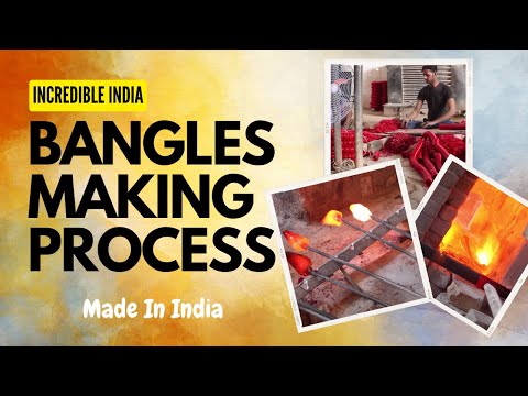 How Bangles are Made: Documentary | The Glass Industry Process in INDIA | Satisfying Video