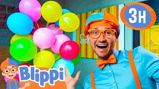 Learn Colors With Blippi's Balloons! | Blippi and Meekah Best Friend Adventures | Educational Videos