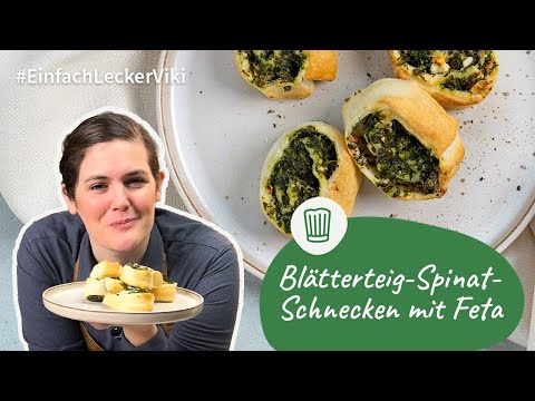 Der perfekte Snack! Spinat-Feta-Schecken | Einfach, Lecker, Viki! | Chefkoch