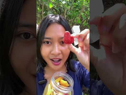 KRIPIK BUAH  MIX STOBERY APEL SALAK NANAS DAN LAIN LAIN #shortvideo