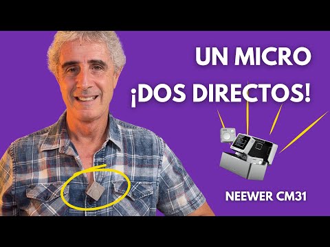 Neewer CM31 micrófonos inalámbricos: directos a Youtube e Instagram con un solo micro sin cables