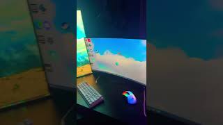 New gaming set up😝😝😝