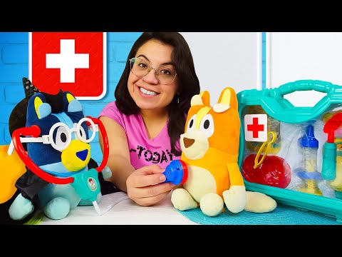 Gafas mágicas para médicos. Juguetes peluches para niños.