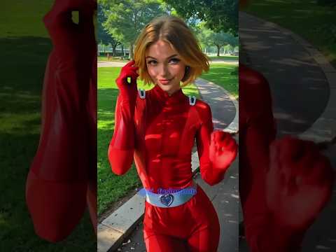 Real-Life Totally Spies Transformation, Gadgets Included! 💄🔫👠#livingcartoon #totallyspies