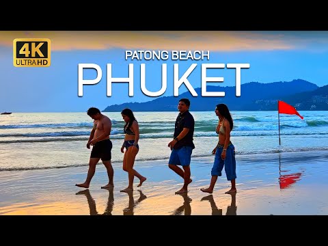 Patong Beach Phuket 2025 – Stunning 4K Walk Tour in Thailand’s Most Famous Tropical Paradise