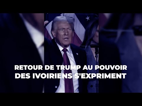 Le retour de Donald Trump à la maison blanche, les Ivoiriens s'expriment