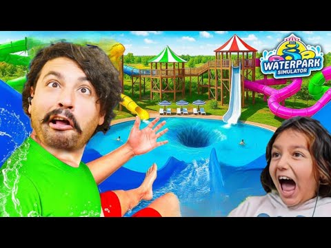 KENDİMİZE DEV SU PARKI KURDUK 🌊 Waterpark Simulator