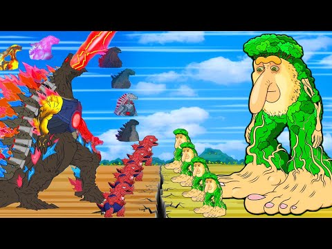 Rescue SPIDERMAN GODZILLA & KONG From Evolution of KONG CHIMPANZINI BANANINI - FUNNY CARTOON
