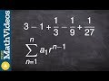 Geometric Sequences and Summation Notation