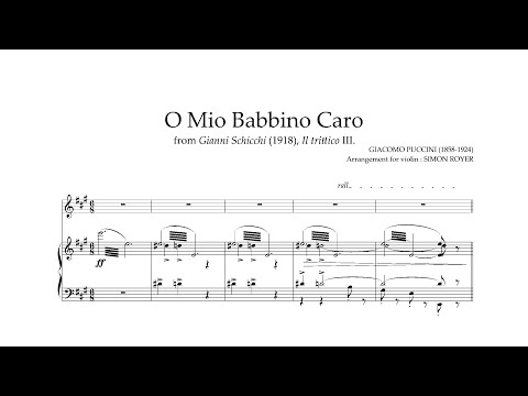 Puccini : O Mio Babbino Caro, for Violin
