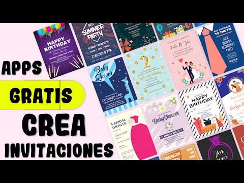 MEJORES APLICACIONES PARA CREAR TUS INVITACIONES DIGITALES GRATIS 2024