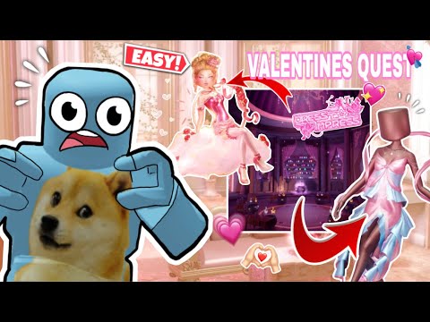 *FASTEST & EASIEST* METHOD to FINISH VALENTINES QUEST in Dress To Impress 💘✨