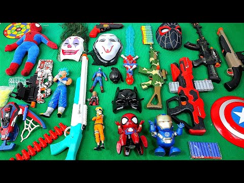 Marvel's Spider-Man series Unboxing, Sniper Rifles and AK47, Guns Shotgun, Spider-Man action dolls