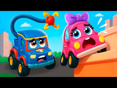 Super Carrier Truck Saves the Truck from Falling! 🚚 Cartoon for Kids | Super Truck
