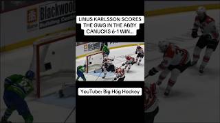 LINUS KARLSSON SCORES THE GWG IN THE ABBY CANUCKS 6-1 WIN… #canucks #abbotsfordcanucks #ahl
