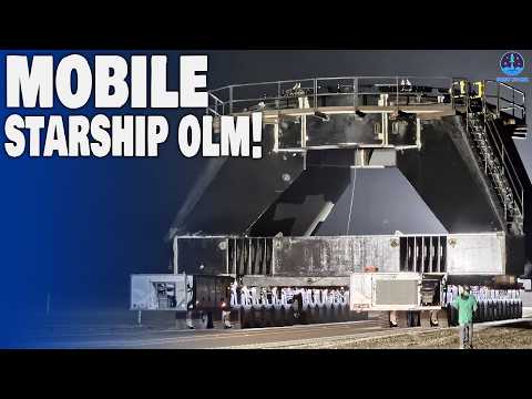 SpaceX Revealed New Starship OLM Design MOBILE Launch Mount!