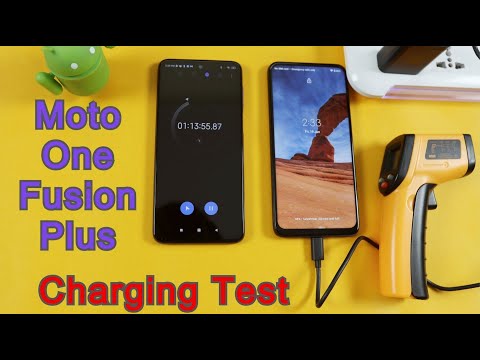 (ENGLISH) Motorola One Fusion Plus Charging Speed Test - 5000 mAh Battery + 18W Turbo Charge⚡⚡