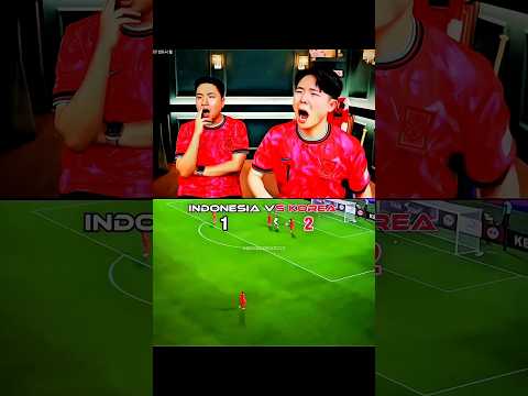Momen Suporter Korsel Kena Mental Ama Timnas Indonesia😬 #football #timnasindonesia #shorts