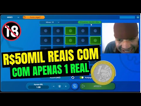 BUSCANDO R$50.000,00 COM 1 REAL NO JOGO DO MINES (MINES ESTRATEGIA)