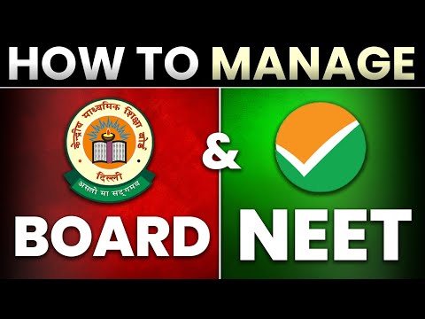 3 STRICT Rules to Manage NEET & Board Exams preparation!!!