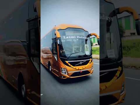 Laxmi Holidays Volvo 9600 B8R on the way to Delhi #volvobus #bus  #volvotomanali #shorts #shortvido