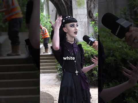 Goths and Emos arenโt the same thing?! #goth #emo #publicvideo