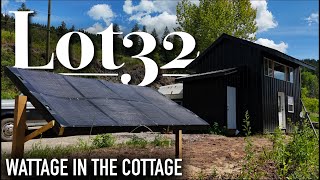 Powering the Whole House, With Only Two Panels.  Lot 32, The Abandoned Off Grid Home Renovation.