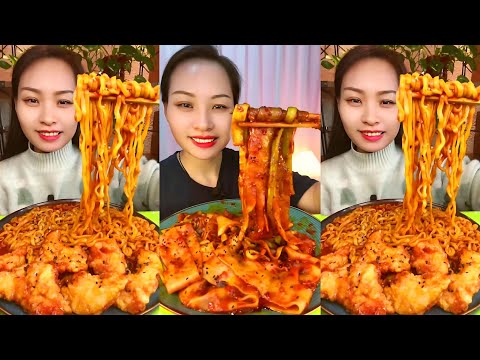 Chinese Food Mukbang Spicy Noodles | Chinese Spicy Noodles Food Mukbang