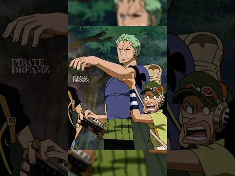 Usopp uses Zoro as Puppet #onepiece #luffy #zoro