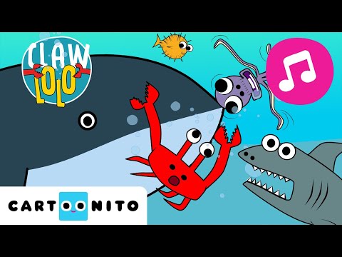 A bálna pocakja 🎵 Vidám tánc tengeri állatokkal 🌊 | Gyerekdalok | Clawlolo 🦀