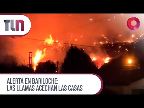 #Telenueve | Alerta en Bariloche: las llamas acechan las casas